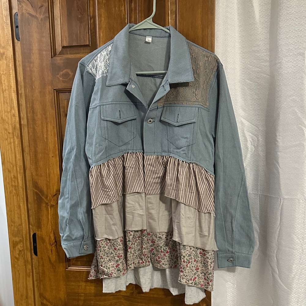 Women's Patchwork Denim Jacket